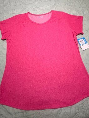 NEW with tags Columbia Women's Thistle Ridge Lightweight Tee Pink 1X